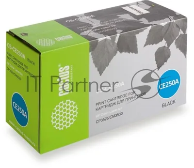 Картридж лазерный Cactus CS-CE250A черный (5000 стр.) для HP Сolor LaserJet CP3525/CM3530