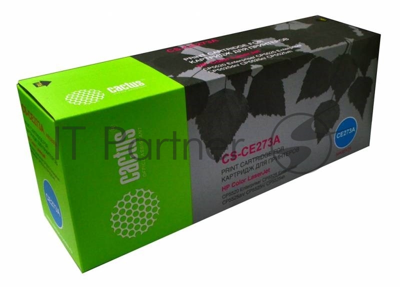Картридж лазерный Cactus CS-CE273A пурпурный (15000 стр.) для HP Color LaserJet Enterprise CP5525