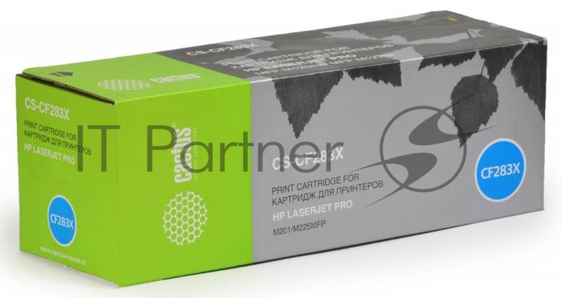 Картридж лазерный Cactus CF283X (CS-CF283X) черный (2200 стр.) для принтеров HP LaserJet Pro M225dn/M201/M202