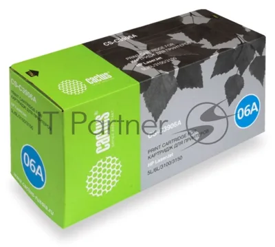Картридж лазерный Cactus CS-C3906A черный для HP LaserJet 5L/6L/3100/3150 (2500 стр.)