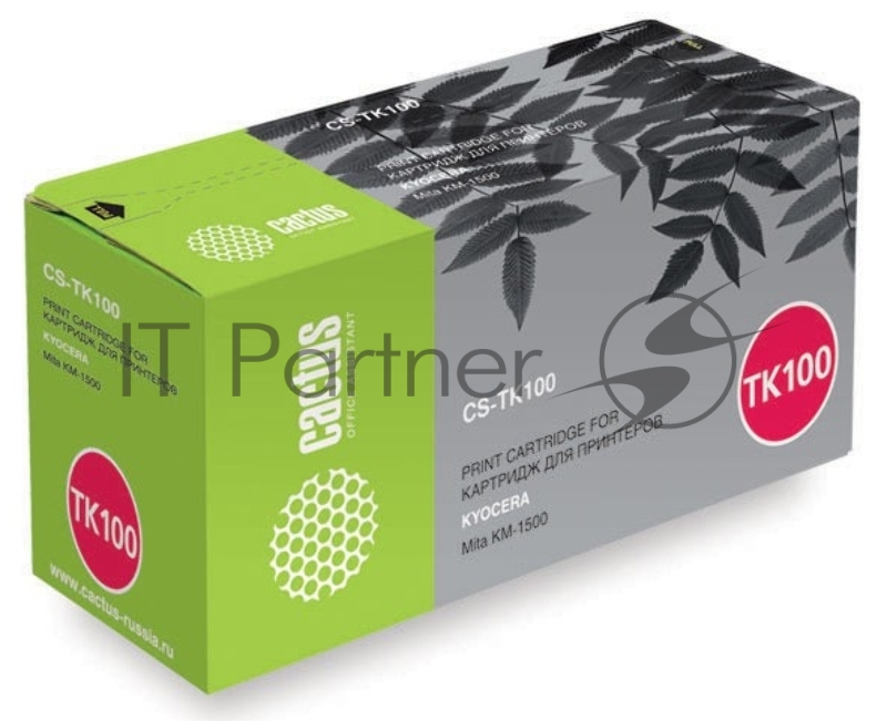 Картридж лазерный Cactus CS-TK100 черный (6000 стр.) для Kyocera Mita KM-1500/1815/1820