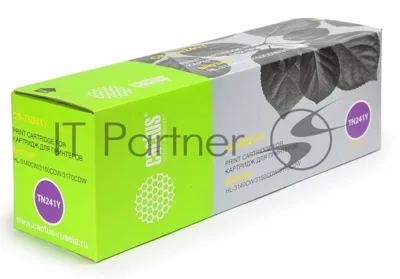 Картридж лазерный Cactus CS-TN241Y желтый (1400 стр.) для Brother HL-3170CDW