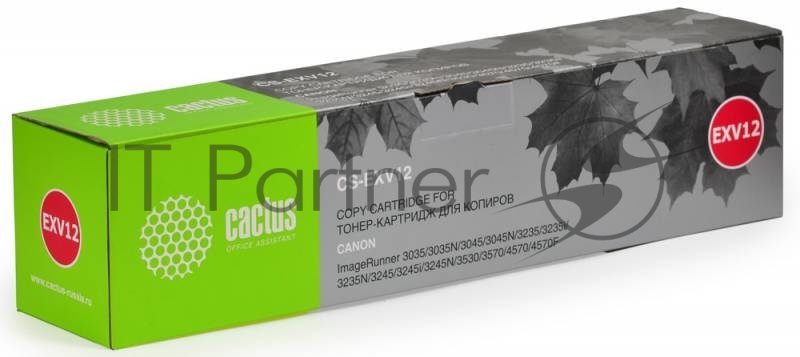 Картридж лазерный Cactus CS-EXV12 черный (24000 стр.) для Canon IR3035/3045/3530