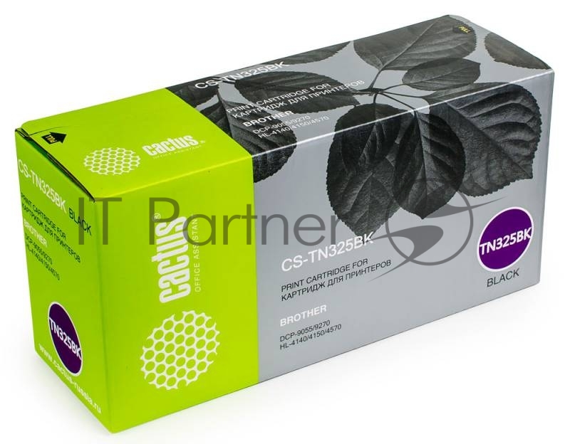 Картридж лазерный Cactus CS-TN325BK черный (4000 стр.) для Brother DCP 9055/9270; HL 4140/4150/4570