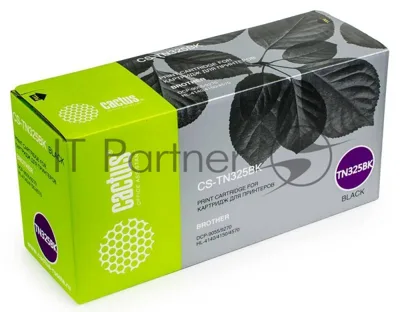 Картридж лазерный Cactus CS-TN325BK черный (4000 стр.) для Brother DCP 9055/9270; HL 4140/4150/4570