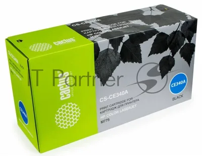 Картридж лазерный Cactus CS-CE340A черный (13500 стр.) для HP Color LaserJet M775