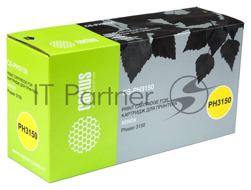 Картридж лазерный Cactus CS-PH3150 (109R00747) черный (5000 стр.) для Xerox Phaser 3150, 3150b, 3150n, 3151