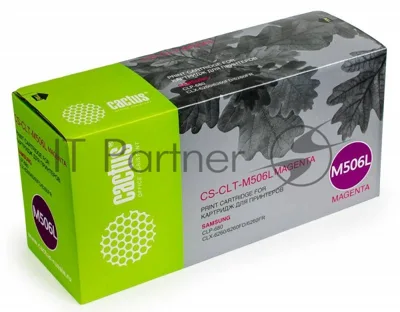 Картридж лазерный Cactus CS-CLT-M506L пурпурный (3500 стр.) для Samsung CLP 680; CLX 6260/6260FD/6260FR
