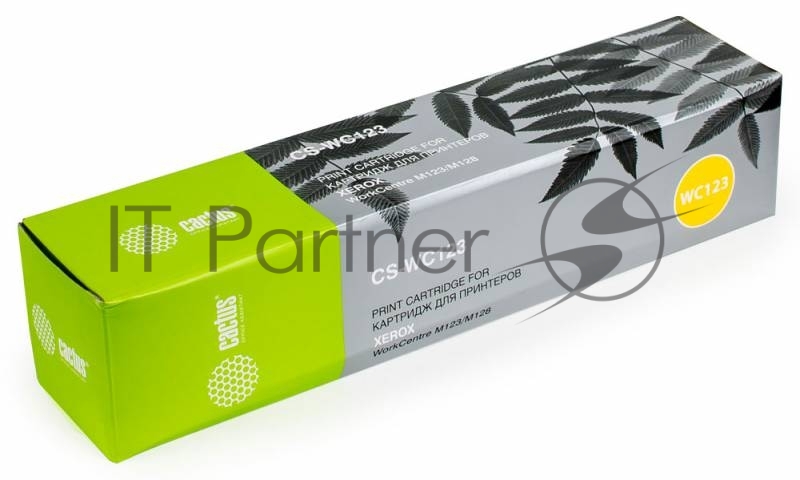 Картридж лазерный Cactus CS-WC123 (006R01182) черный (30000 стр.) для Xerox WorkCentre M123/M128
