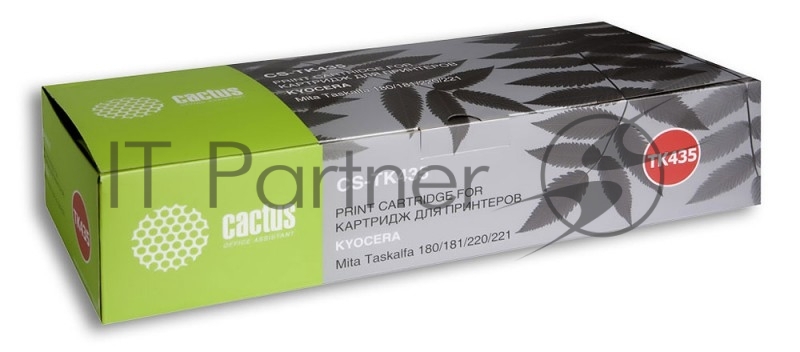 Картридж лазерный Cactus CS-TK435 черный (15000 стр.) для Kyocera Mita TASKalfa 180/181/220/221