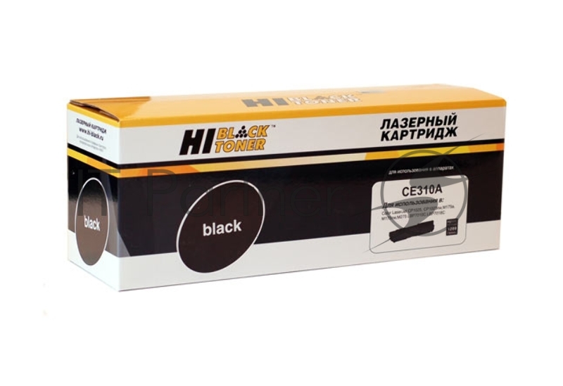 Картридж лазерный Hi-Black CE310A для HP CLJ CP1025/CP1025nw/Canon LBP-7010C/7018C, Bk 1.2K с чипом