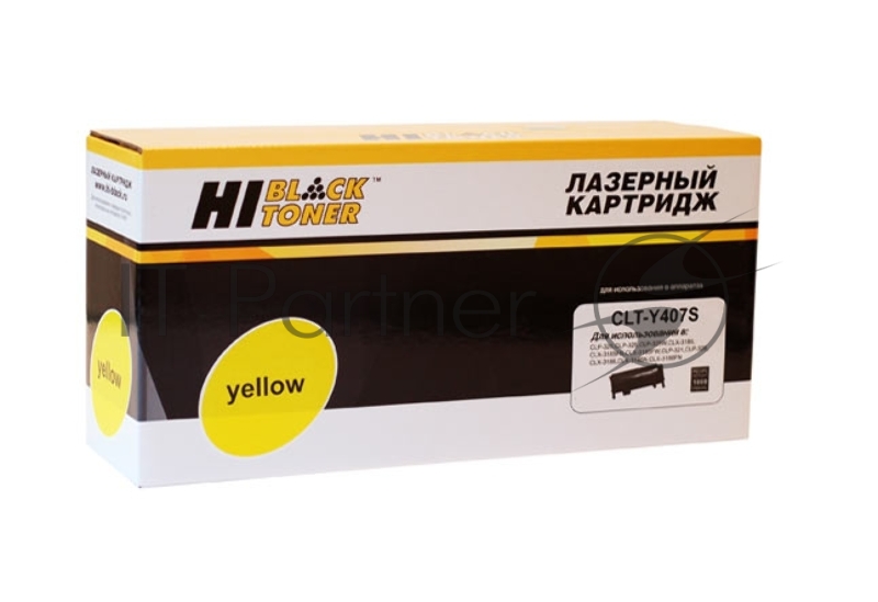 Расходные материалы Hi-Black CLT-Y407S Картридж для Samsung CLP320/320N/CLX-3185/3185N/FN Y с чипом