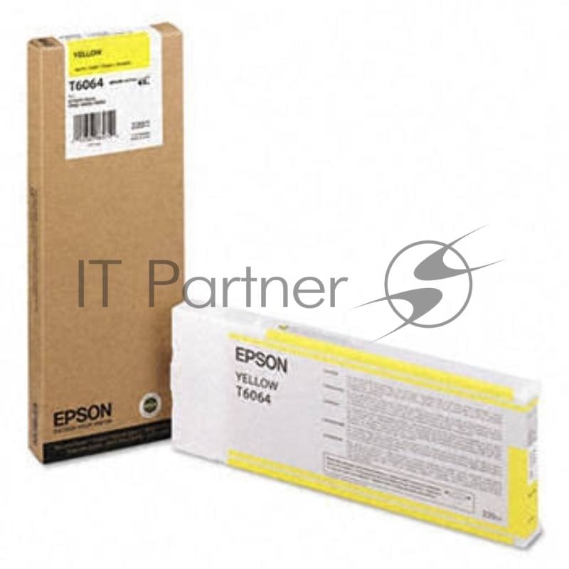 Картридж Epson C13T606400 желтый (220 мл) для Stylus Pro 4880