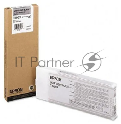 Картридж Epson C13T606900 светло-серый (220 мл.) для Stylus Pro 4880