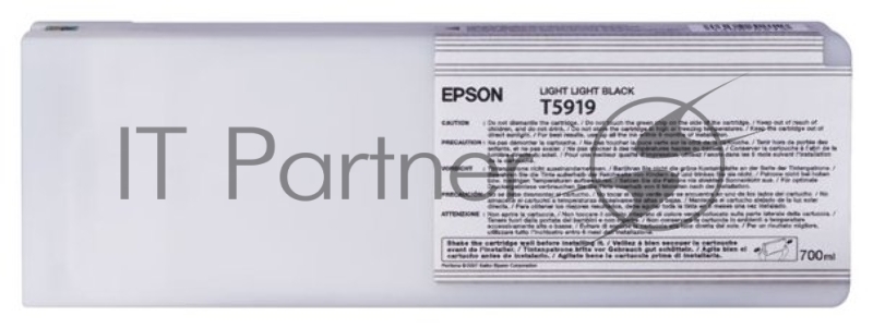 Картридж струйный Epson T5919 (C13T591900) светло-серый (700 мл.) для I/C SP-11880