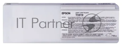 Картридж струйный Epson T5919 (C13T591900) светло-серый (700 мл.) для I/C SP-11880