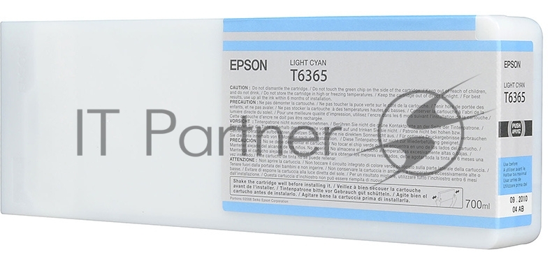 Картридж струйный Epson C13T636500 светло-синий (700 мл) для Stylus Pro 7700, 7890, 7900, 9700, 9890, 9900, WT7900