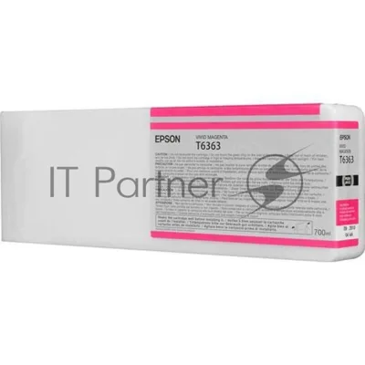 Картридж струйный Epson C13T636300 пурпурный (700 мл) для Stylus 7700, 7890, 7900, 9700, 9890, 9900, WT7900
