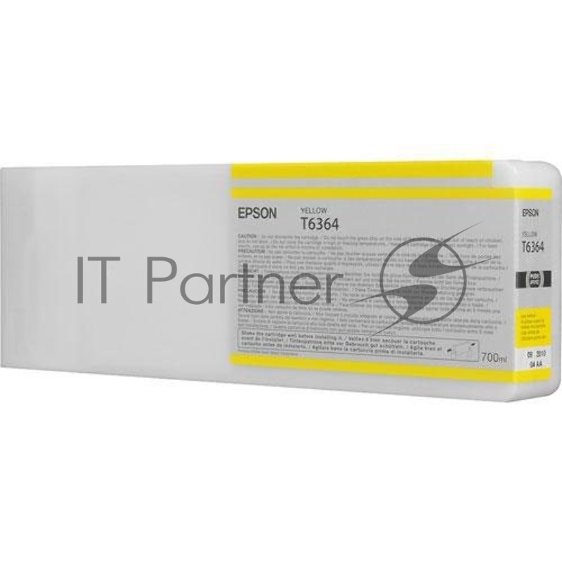 Картридж струйный Epson C13T636400 желтый (700 мл) для Stylus 7700, 7890, 7900, 9700, 9890, 9900, WT7900