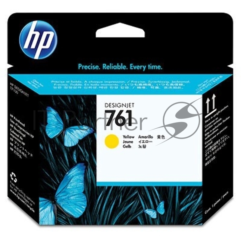 Картридж струйный HP 761 CH645A желтый печатающая головка для HP DJ T7100