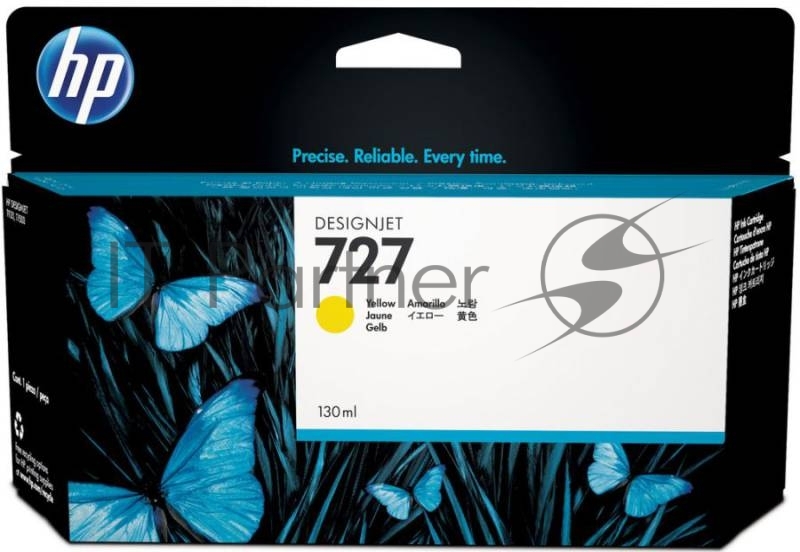 Картридж струйный HP 727 B3P21A желтый для HP DJ T920/T1500 (130мл)