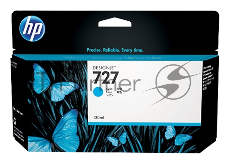 Картридж струйный HP 727 B3P19A голубой для HP DJ T920/T1500 (130мл)