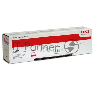 Картридж лазерный Oki C801/821 пурпурный 7.3K