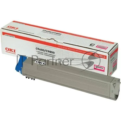 Картридж лазерный Oki C9600/9800 пурпурный 15K (42918914/42918962)