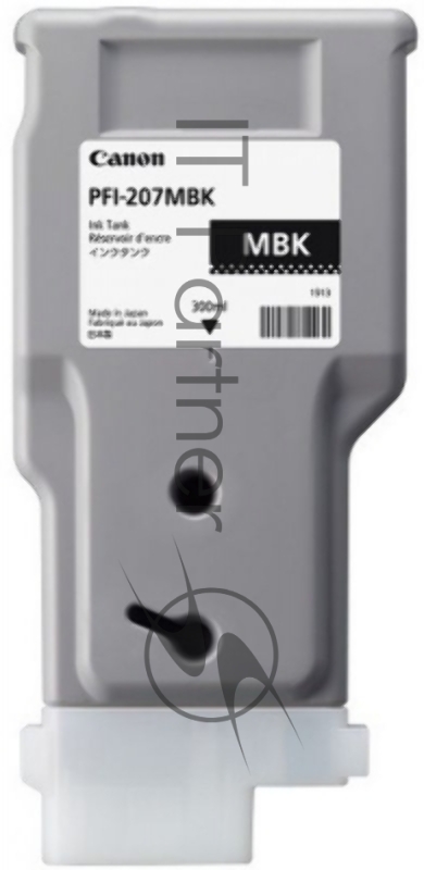 Картридж струйный Canon PFI-207 MBK черный матовый для для iPF680/685/780/785 300мл (8788B001)