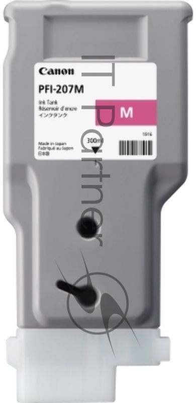 Картридж струйный Canon PFI-207 M пурпурный для для iPF680/685/780/785 300мл (8791B001)