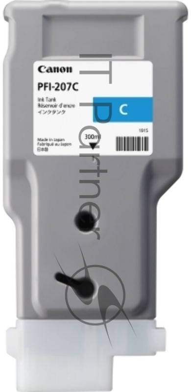 Картридж струйный Canon PFI-207 C голубой для для iPF680/685/780/785 300ml (8790B001)
