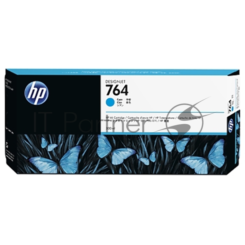 Картридж струйный HP 764 (C1Q13A) голубой для HP Designjet T3500
