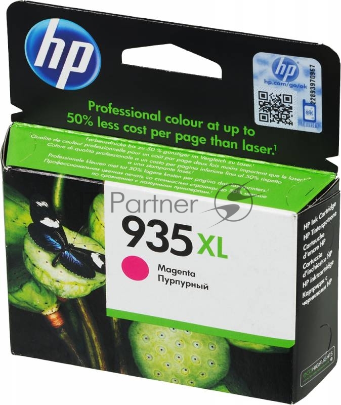 Картридж струйный HP 935XL C2P25AE пурпурный для HP OJ Pro 6830 (825стр.)