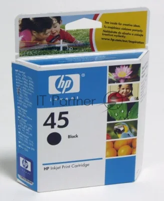 Картридж струйный HP №45 51645AE черный для HP DJ 7xxC/815C/880C/895C/9xxC/112xC/1220/6122/6127 (930 стр.)