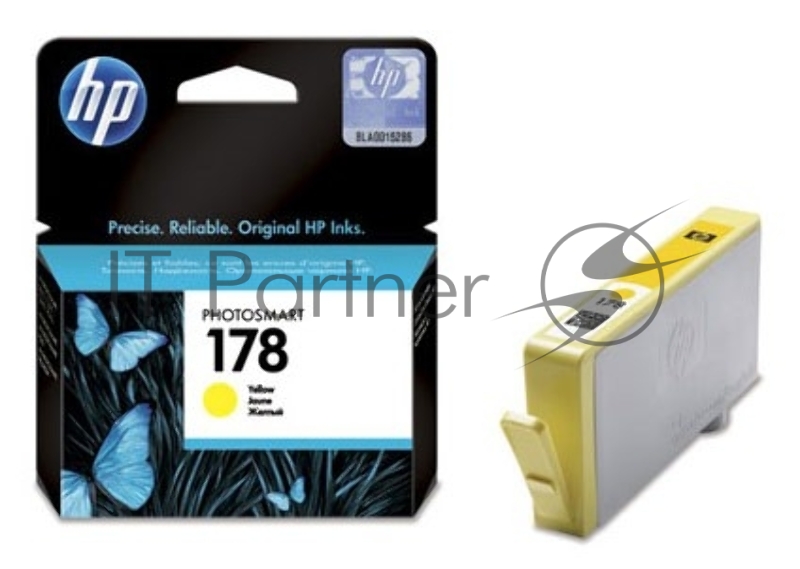 Картридж струйный HP №178 CB320HE желтый для HP C5383/C6383/B8553/D5463 (300 стр.)