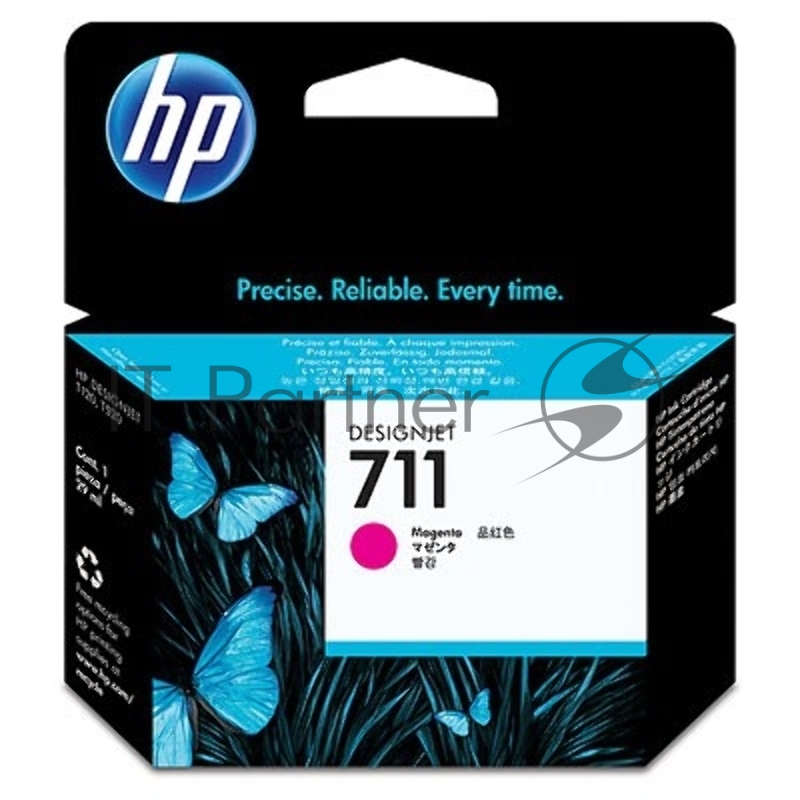 Картридж струйный HP №711 CZ131A пурпурный для HP DJ T120/T520 (29мл)