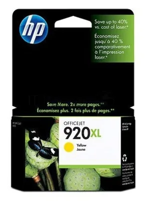 Картридж струйный HP 920XL CD974AE желтый для HP OJ 6000/6500 (700 стр.)