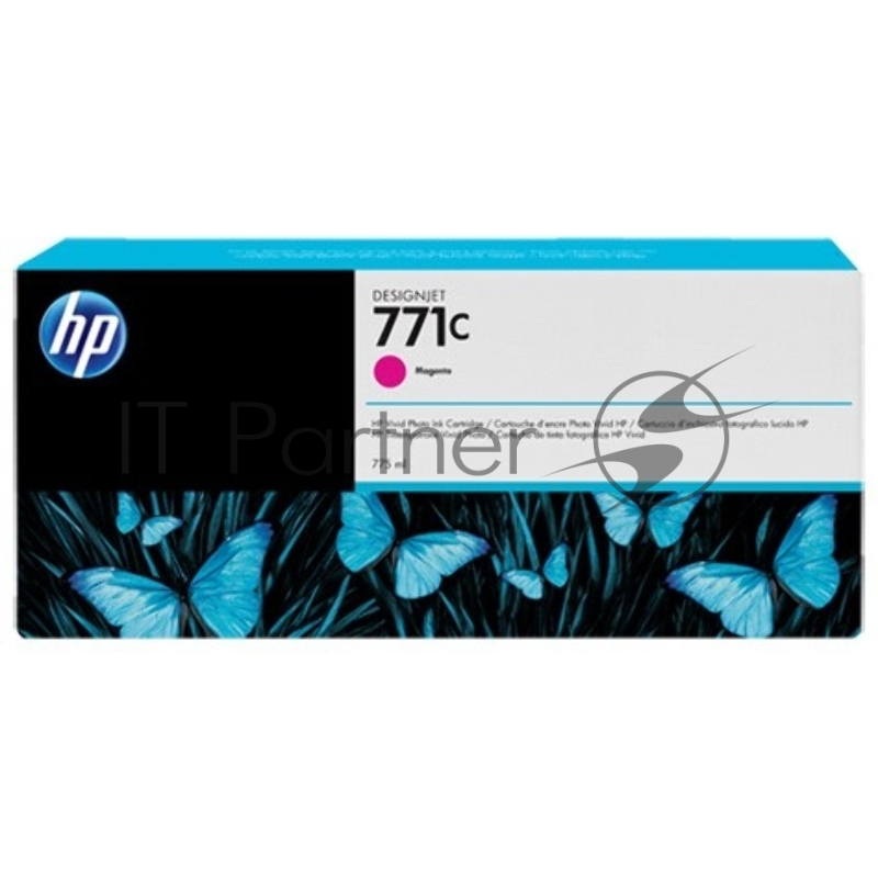Картридж струйный HP №771C B6Y09A пурпурный для HP DJ Z6200 (775мл)
