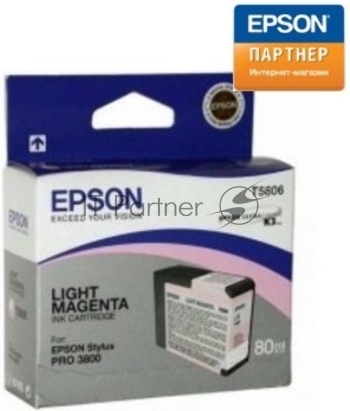 Картридж струйный Epson C13T580600 для Stylus Pro 3800 80 мл light magenta