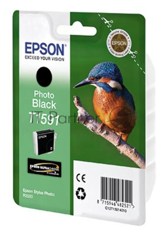 Картридж струйный Epson C13T15914010 фото черный (850 стр) для Epson St Ph R2000