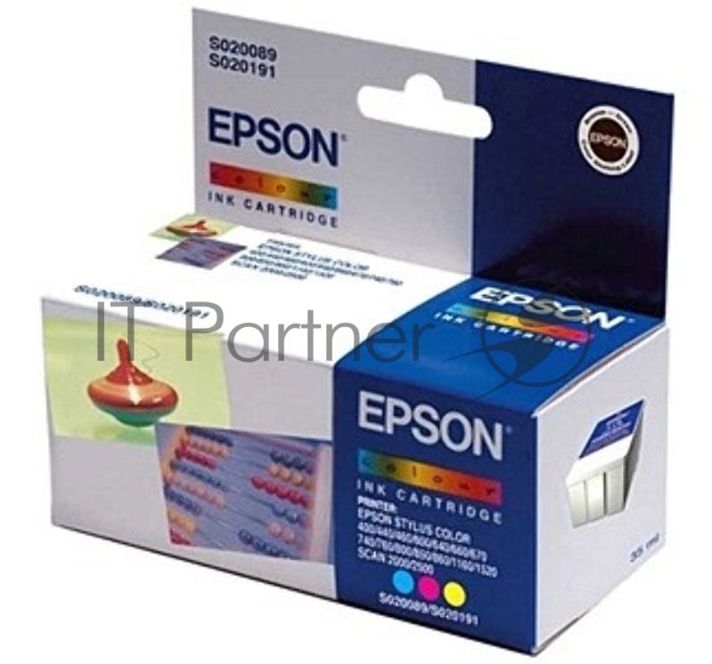 Картридж струйный Epson C13T052040 многоцветный (330 стр.) для Epson St C400/600/800/1520/850/440/460/640