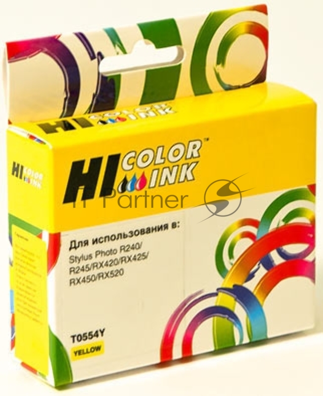 Картридж Epson Stylus Photo R240/RX420/RX520 (Hi-black) new, C13T055440, Y