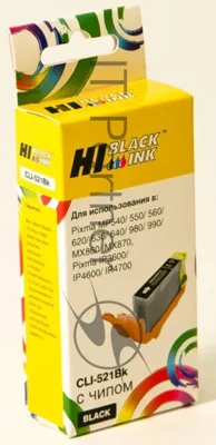 Картридж Canon PIXMA iP3600/iP4600/MP540 (Hi-black) new, CLI-521, BK