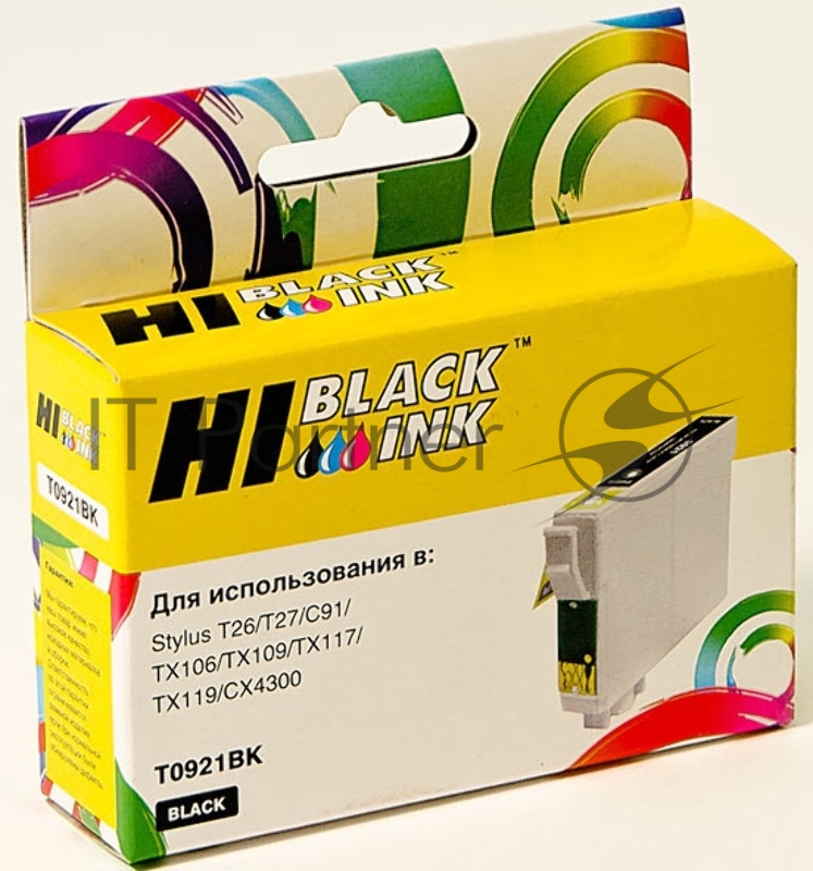 Картридж Epson Stylus C91/CX4300/T26/TX106/109 (Hi-Black) new, T09214A10/C13T10814A10, BK