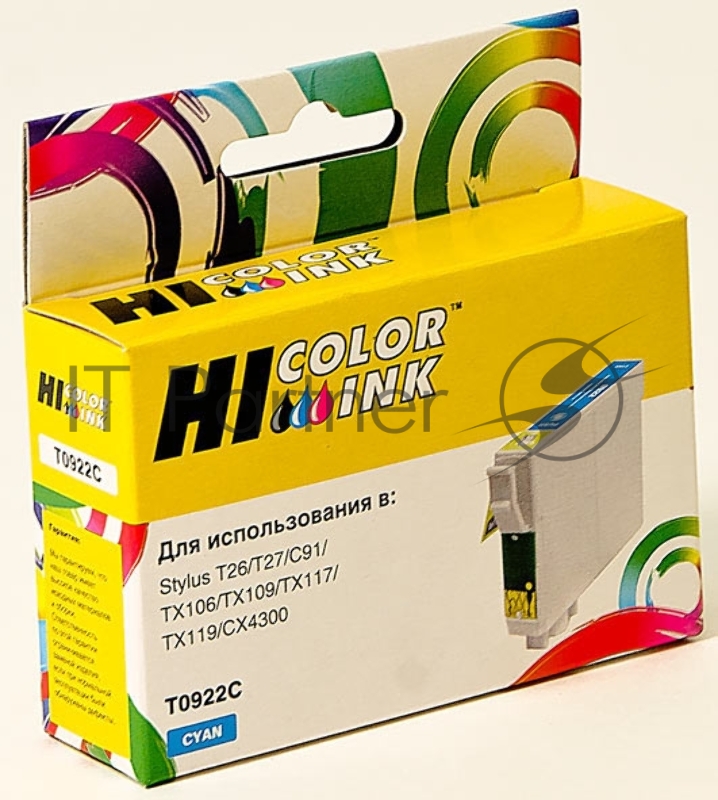 Картридж Epson Stylus C91/CX4300/T26/TX106/109 (Hi-Black) new, T09224A10/C13T10824A10, C