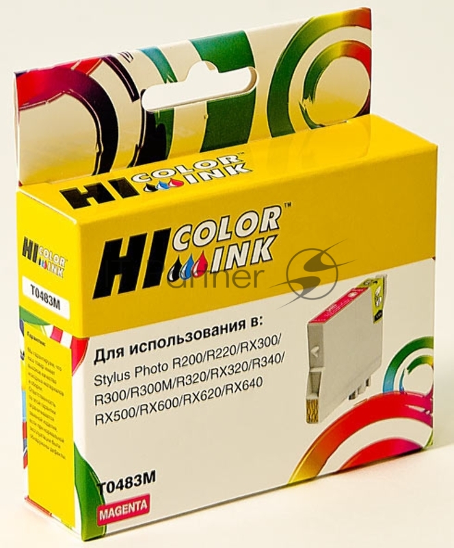 Картридж Epson Stylus Photo R200/R300/RX500/RX600 (Hi-black) new, C13T04834010, M