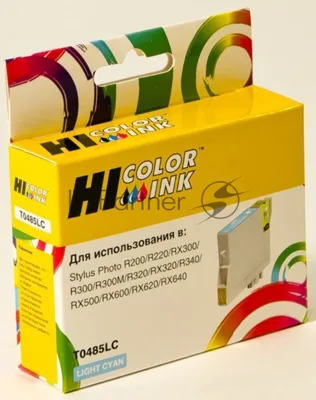 Картридж Epson Stylus Photo R200/R300/RX500/RX600 (Hi-black) new, C13T04854010, LC