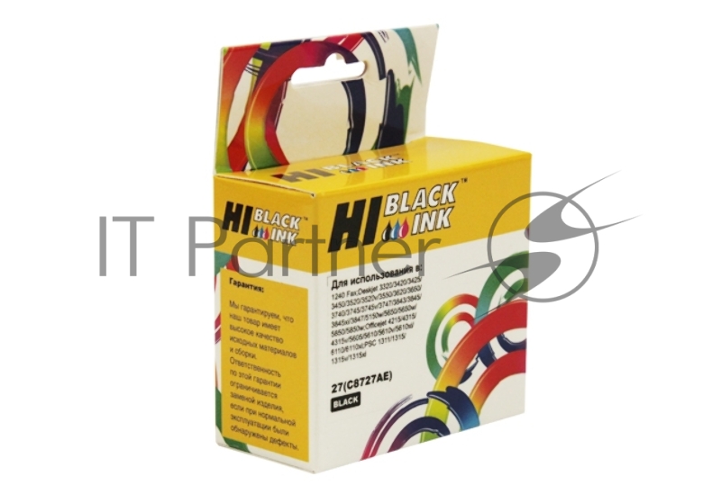 Картридж HP DJ 3320/3325/3420 , №27 (Hi-Black) C8727AE, BK