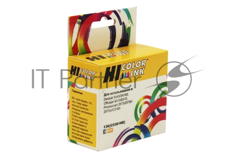 Картридж HP DJ 5443/4163, №136 (Hi-Black) C9361HE, Color