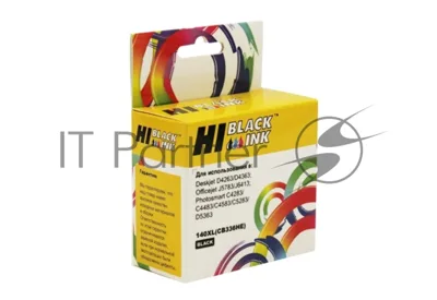Картридж HP PS C4283/C5283/D5363/J5783/J6413/D4263, №140XL (Hi-Black) CB336HE, BK